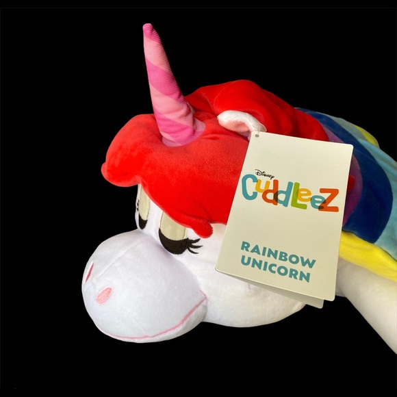 rainbow unicorn cuddleez plush